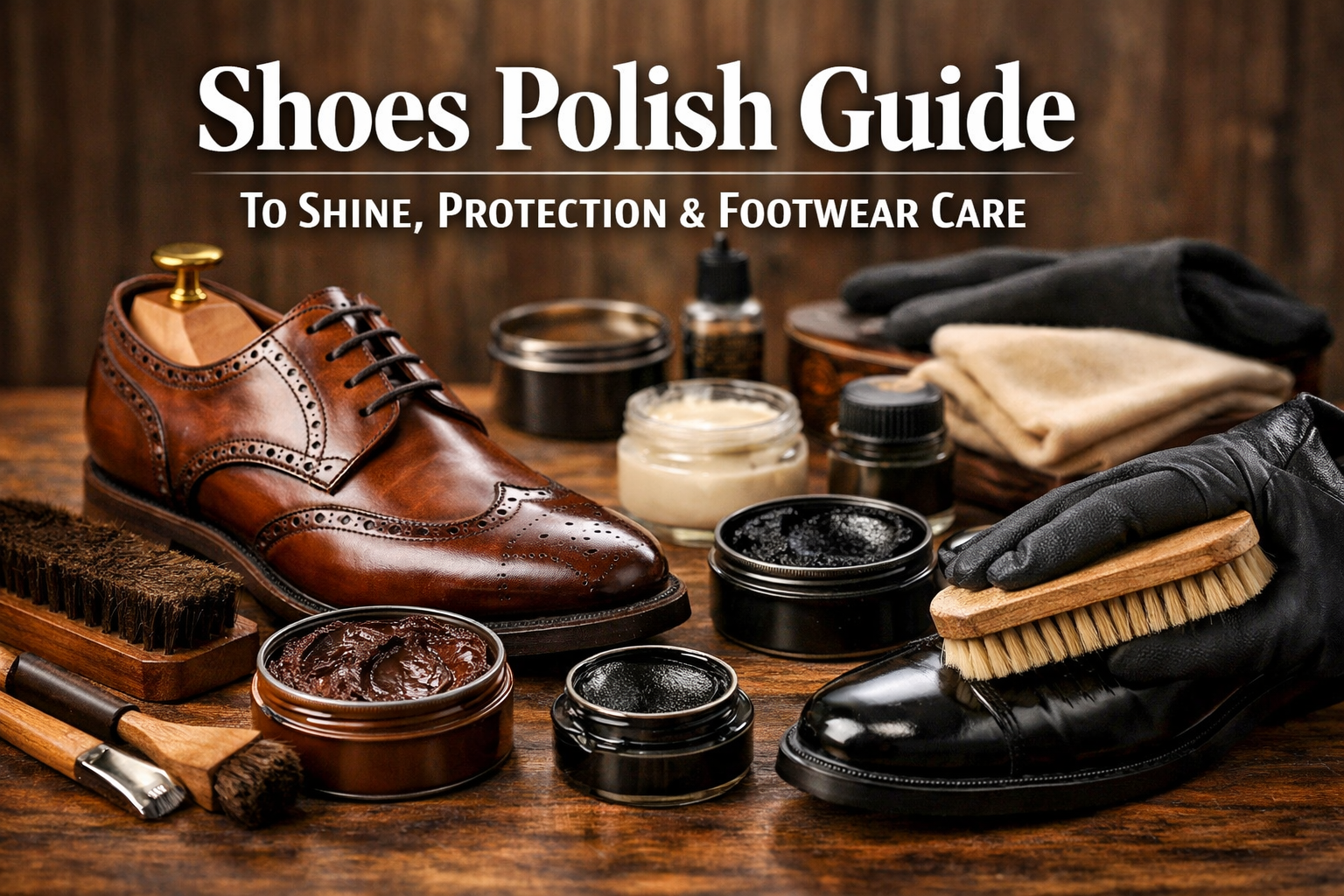Shoes Polish Guide to Shine, Protection Footwear Care