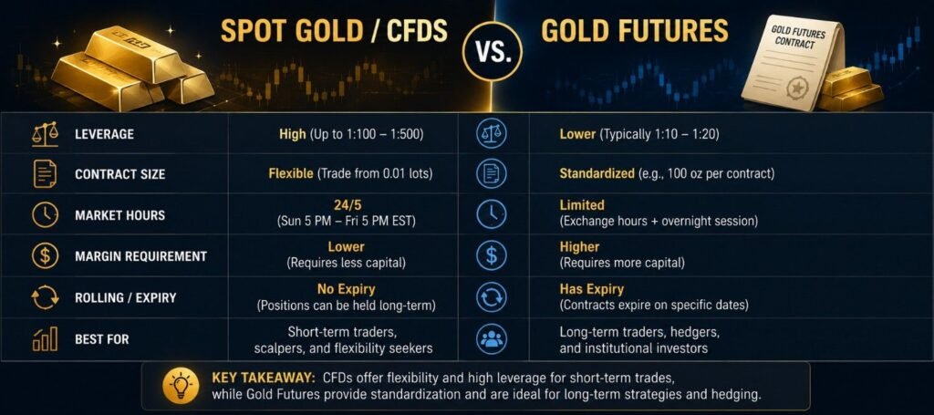 Fig 1.2 gold futures for day trading